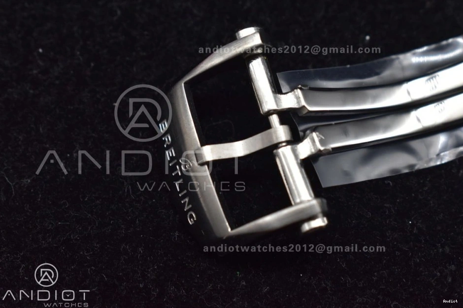 Chrono BLS Version A7750 L-Green Blk LE 43mm B01 1:1 Navitimer SS Best 0327